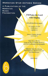 I'll Praise the Lord with Singing SATB choral sheet music cover